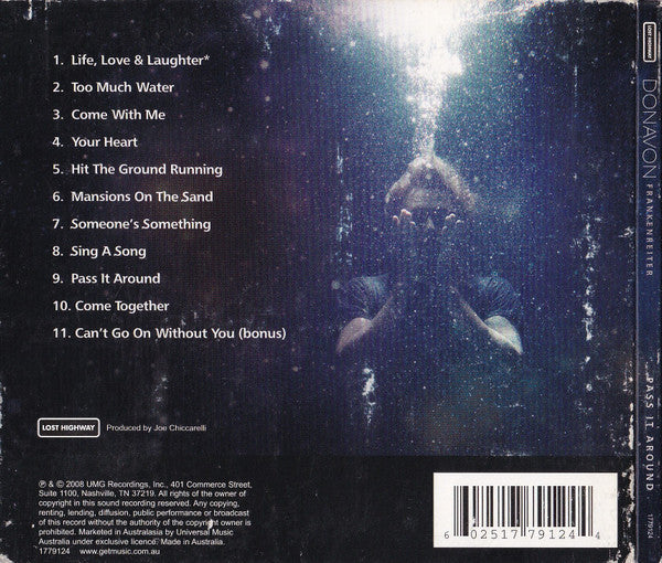 Donavon Frankenreiter : Pass It Around (CD, Album, S/Edition, Dig)