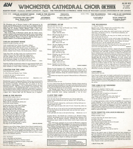 Winchester Cathedral Choir : On Tour (LP, Album)