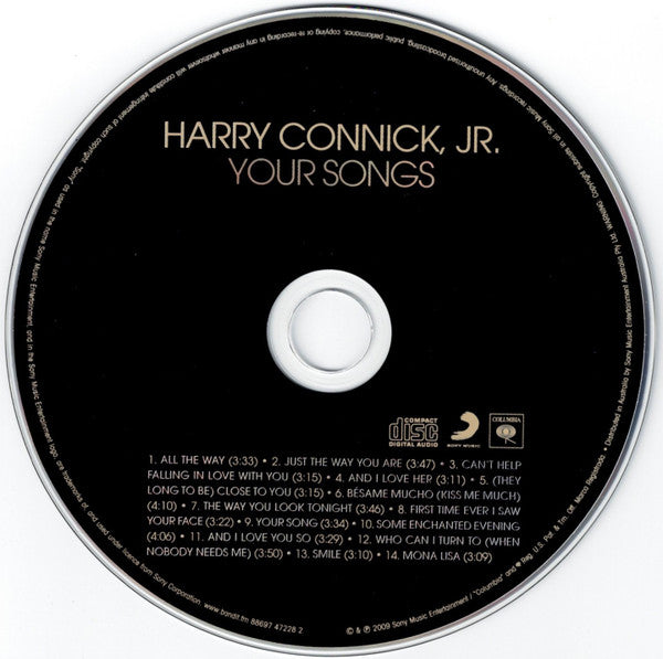 Harry Connick, Jr. : Your Songs (CD, Album)