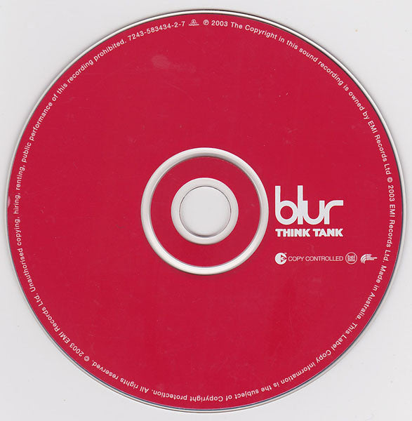 Blur : Think Tank (CD, Album, Copy Prot.)