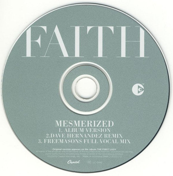Faith Evans : Mesmerized (CD, Single, Copy Prot.)