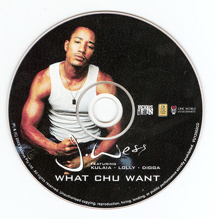 J-Wess Featuring Kulaia • Lolly (8) • Digga (4) : What Chu Want (CD, Maxi)