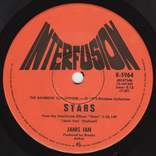 Janis Ian : At Seventeen (7", Single)