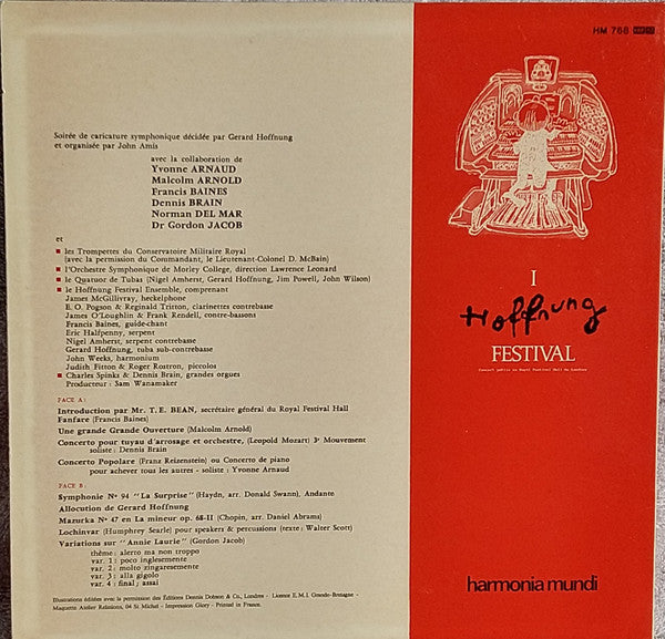 Gerard Hoffnung : I Hoffnung Festival Concert Public Au Royal Festival Hall De Londres (LP, Album)