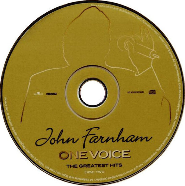 John Farnham : One Voice - The Greatest Hits (2xCD, Comp, RE)