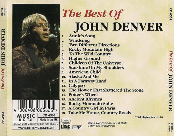 John Denver : The Best Of John Denver (CD, Comp)
