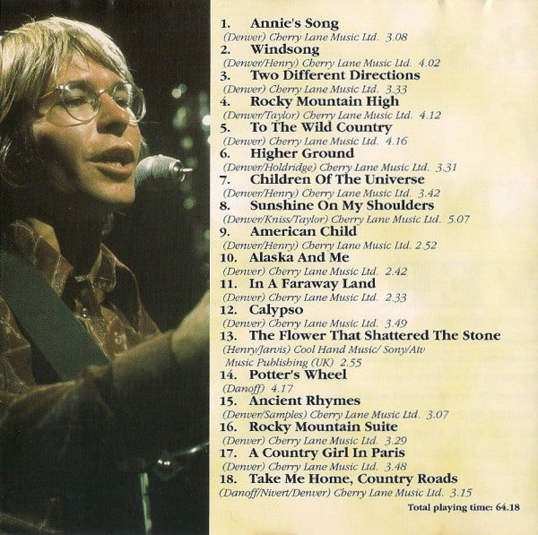 John Denver : The Best Of John Denver (CD, Comp)