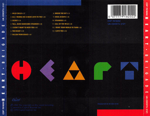 Heart : Brigade (CD, Album, Blu)