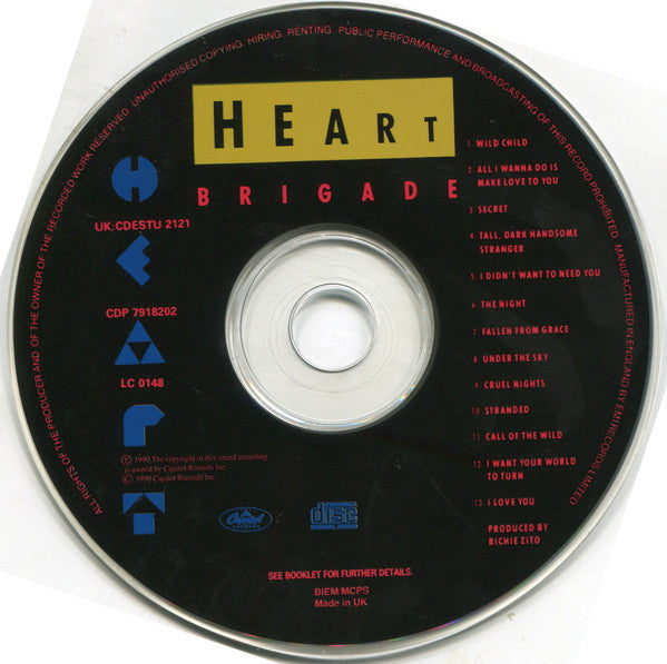 Heart : Brigade (CD, Album, Blu)