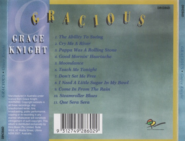 Grace Knight : Gracious (CD, Album)