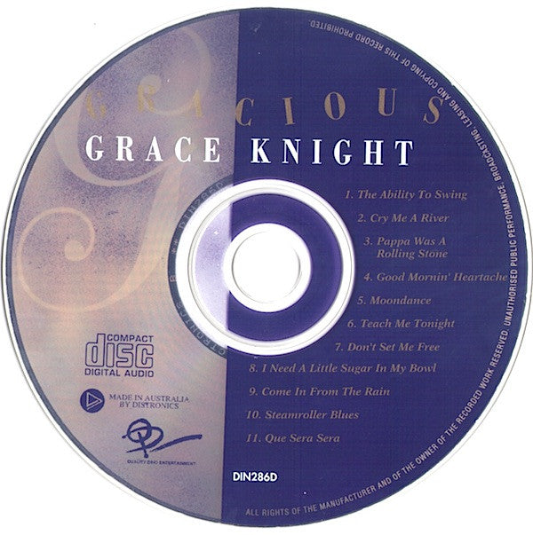 Grace Knight : Gracious (CD, Album)