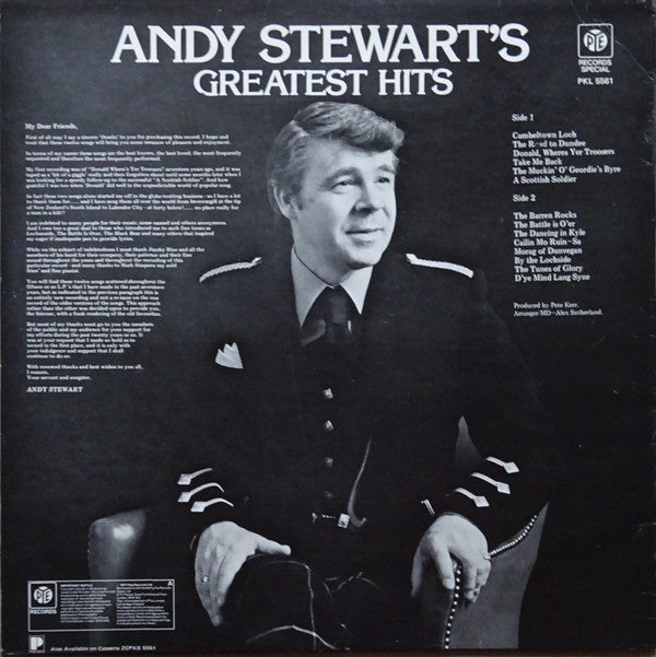 Andy Stewart : Andy Stewart's Greatest Hits (LP, Album)