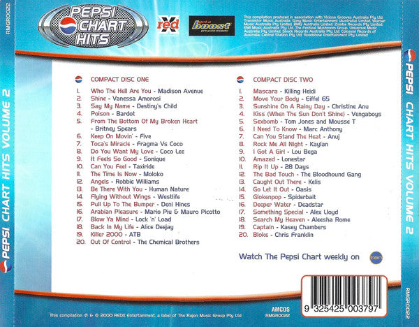 Various : Pepsi Chart Hits Volume 2 (2xCD, Comp)