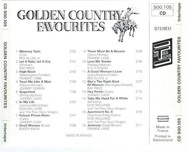 Various : Golden Country Favourites (CD, Comp)