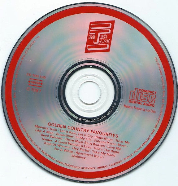 Various : Golden Country Favourites (CD, Comp)