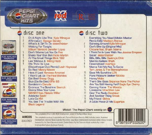 Various : Pepsi Chart Hits Best Of 2000 (2xCD, Comp, Ltd)