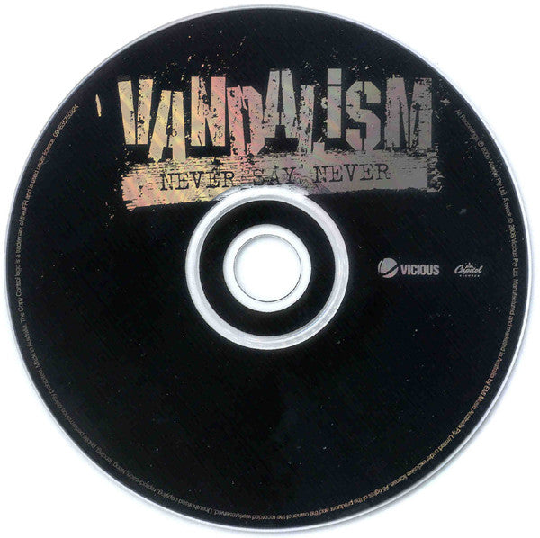 Vandalism (2) : Never Say Never (CD, Single)