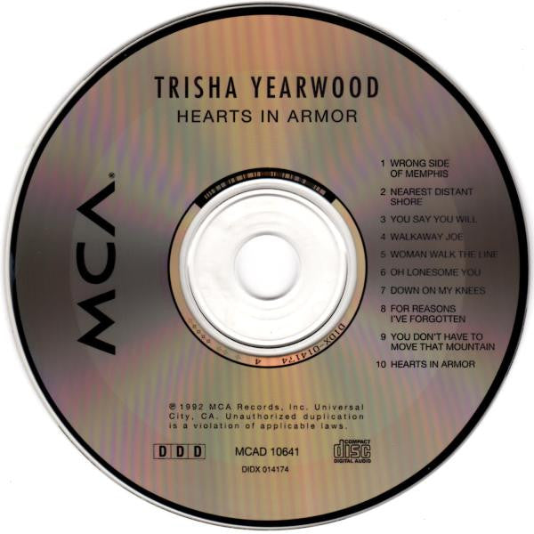 Trisha Yearwood : Hearts In Armor (CD, Album)