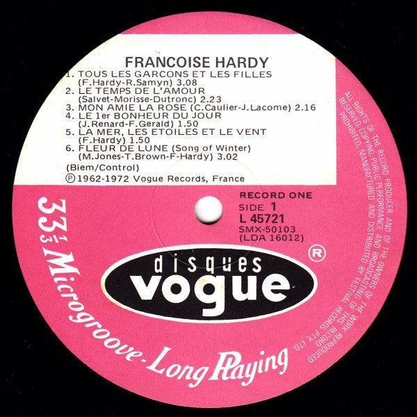Françoise Hardy : .... In French (2xLP, Comp, Gat)