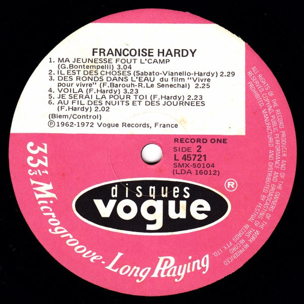 Françoise Hardy : .... In French (2xLP, Comp, Gat)