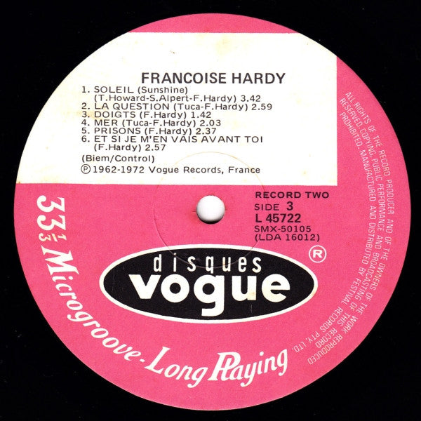 Françoise Hardy : .... In French (2xLP, Comp, Gat)
