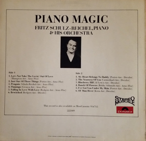 Fritz Schulz-Reichel* : Piano Magic (LP)