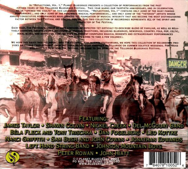 Various : Telluride Bluegrass Festival Reflections Vol. 1 (HDCD, Album)
