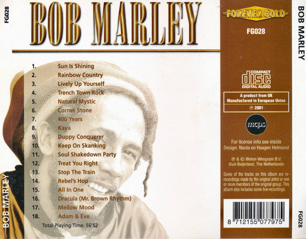 Bob Marley : Bob Marley (CD, Comp, RE)
