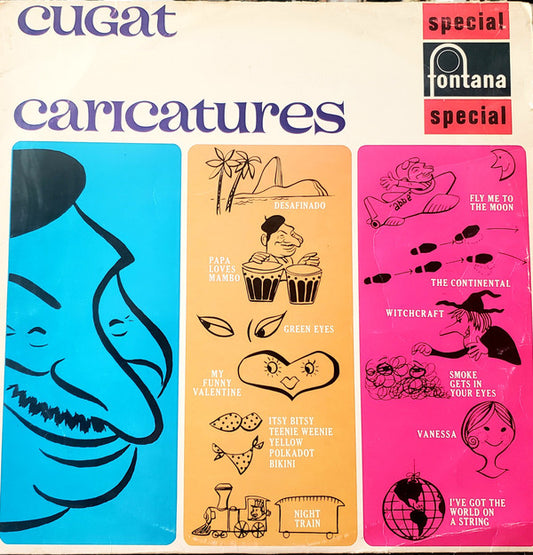 Xavier Cugat And His Orchestra : Cugat Caricatures (LP, Album)