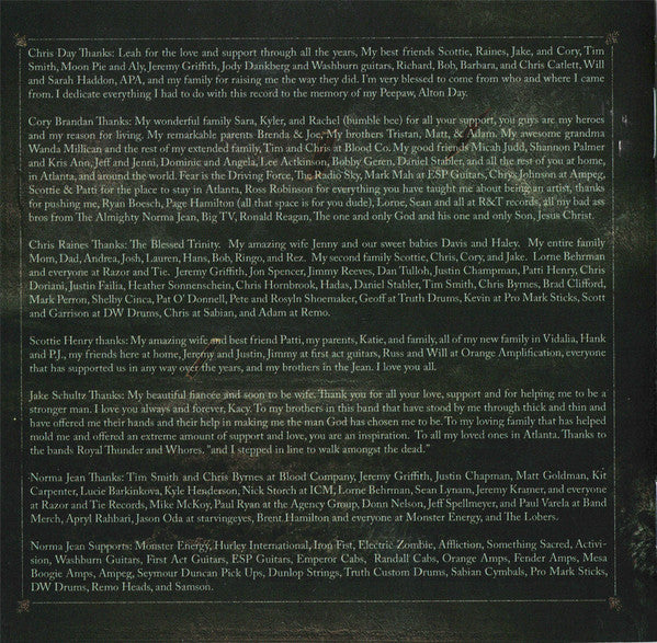 Norma Jean : Meridional (CD, Album)