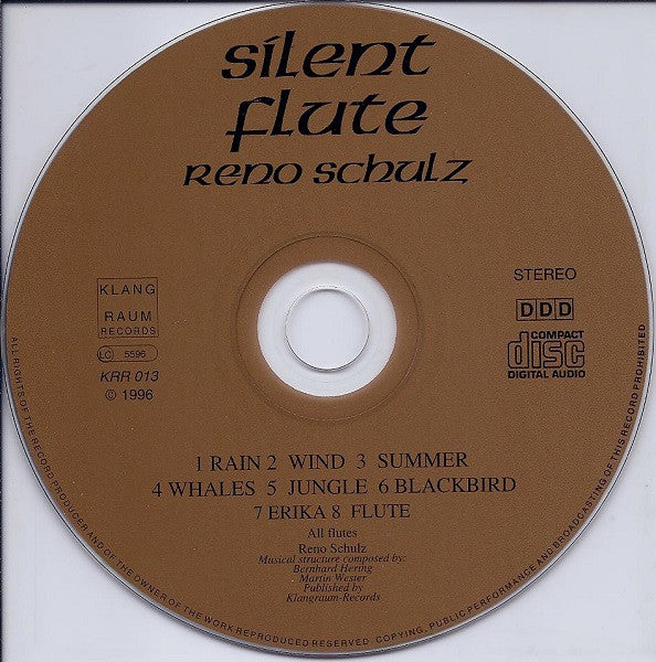 Reno Schulz : Silent Flute (CD, Album)