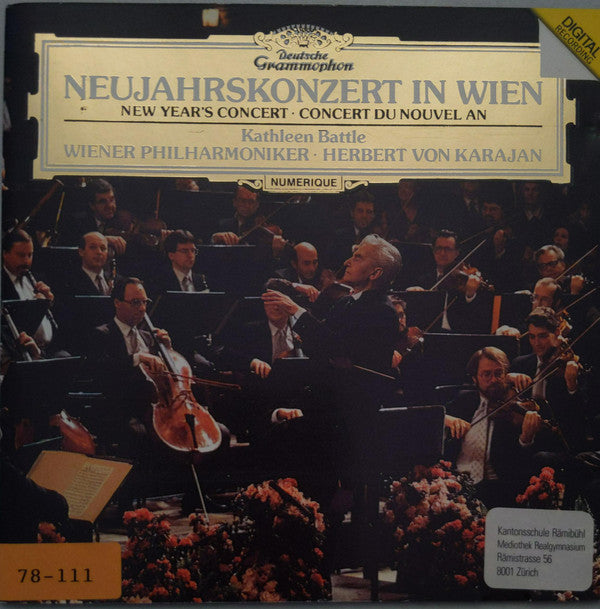 Kathleen Battle, Wiener Philharmoniker, Herbert Von Karajan : Neujahrskonzert In Wien (CD, Album)