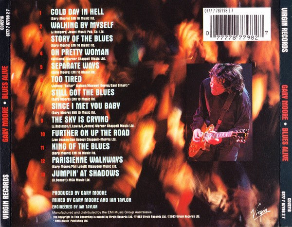 Gary Moore : Blues Alive (CD, Album)