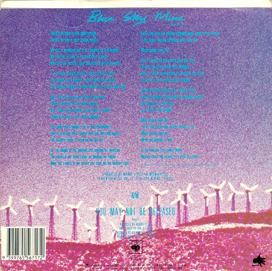 Midnight Oil : Blue Sky Mine (7", Single)