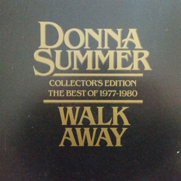 Donna Summer : Walk Away Collector's Edition (The Best Of 1977-1980) (LP, Comp)