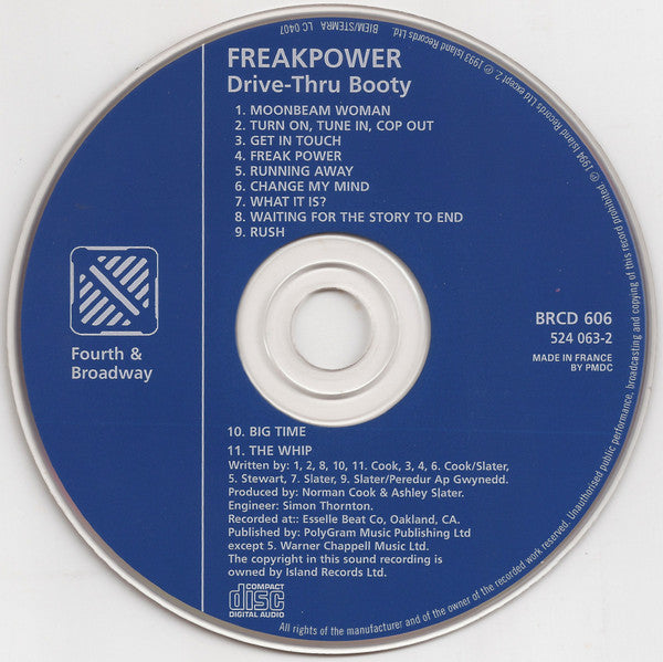 Freak Power : Drive-Thru Booty (CD, Album)