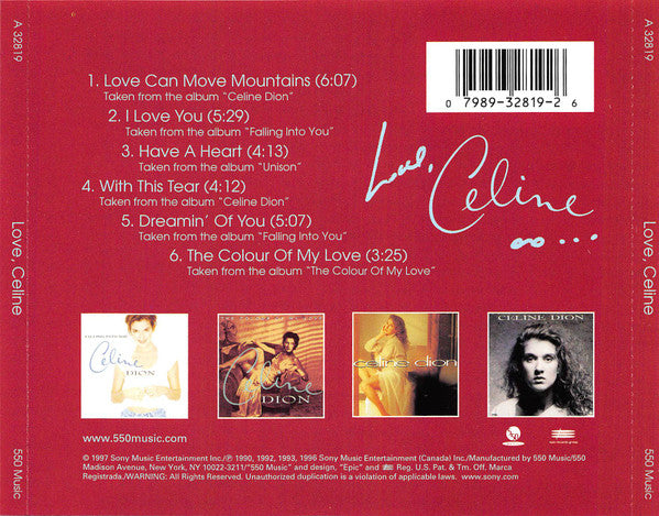 Celine Dion* : Love, Celine  (Limited Edition - Love Songs Collection) (CD, Comp, Ltd)