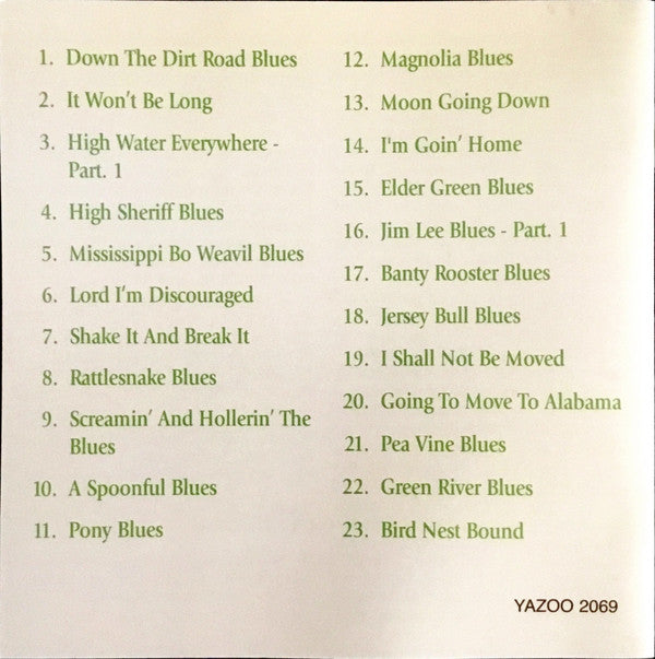 Charlie Patton* : The Best Of Charlie Patton (Classic Recordings From The 1920's And 30's) (CD, Comp, RM)