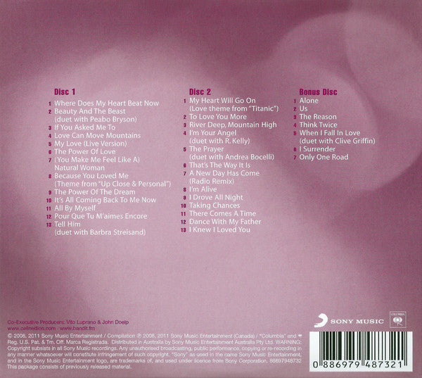Céline Dion : The Essential Celine Dion (3xCD, Comp, Ltd, RE)