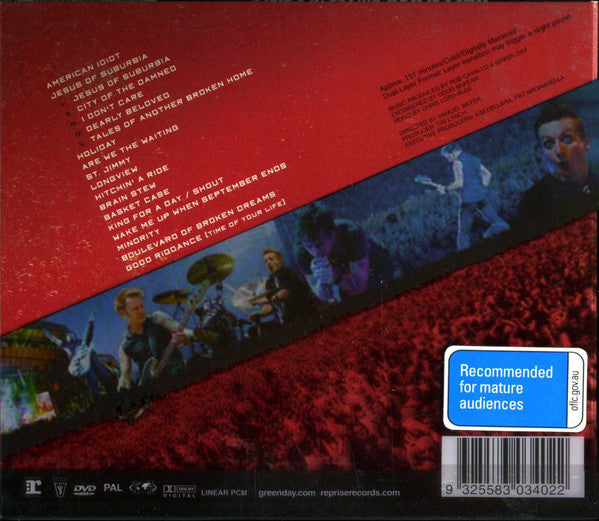 Green Day : Bullet In A Bible (CD + DVD-V, PAL + Dig)