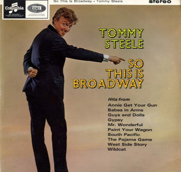 Tommy Steele, Geoff Love & His Orchestra : So This Is Broadway (LP, Album)