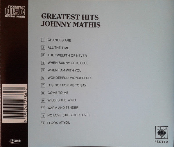 Johnny Mathis : Johnny's Greatest Hits (CD, Comp, RE)