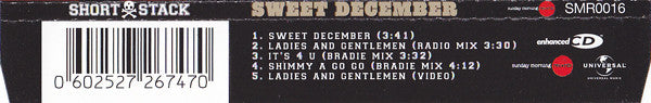 Short Stack : Sweet December (CD, Single, Enh)