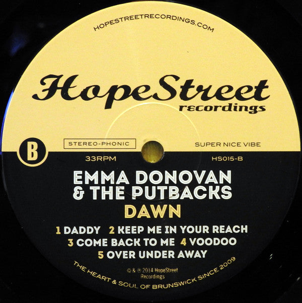 Emma Donovan & The PutBacks : Dawn (LP, Album)