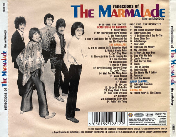 The Marmalade : Reflections Of The Marmalade (The Anthology) (2xCD, Comp, RM, RP)