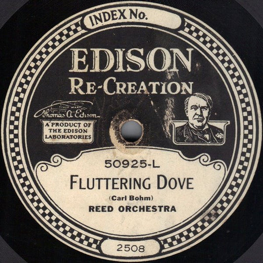 Reed Orchestra : Fireflies / Fluttering Dove (Edison Disc)