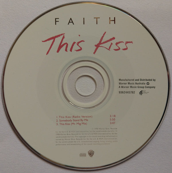 Faith* : This Kiss (CD, Single)