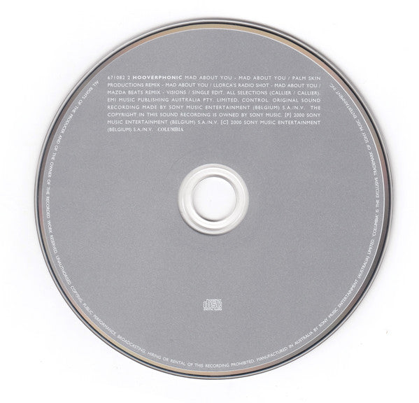Hooverphonic : Mad About You (CD, Single, Jew)