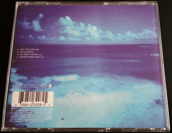 Simply Red : Say You Love Me (CD, Single, CDP)