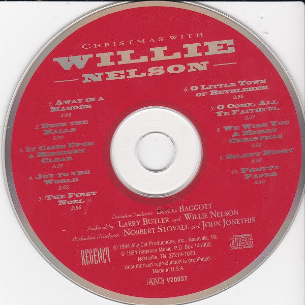 Willie Nelson : Christmas With Willie Nelson (CD, Album)
